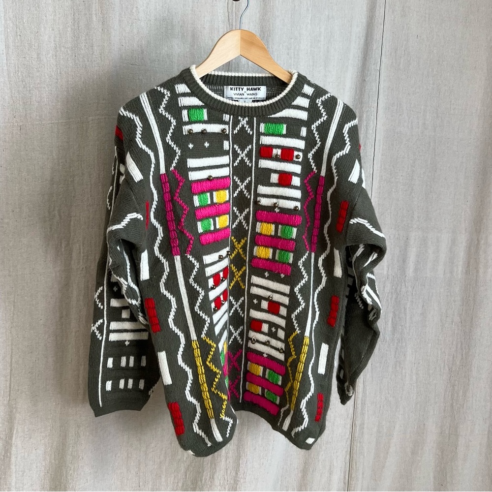 Vintage Kitty Hawk by Vivian Wang Sweater